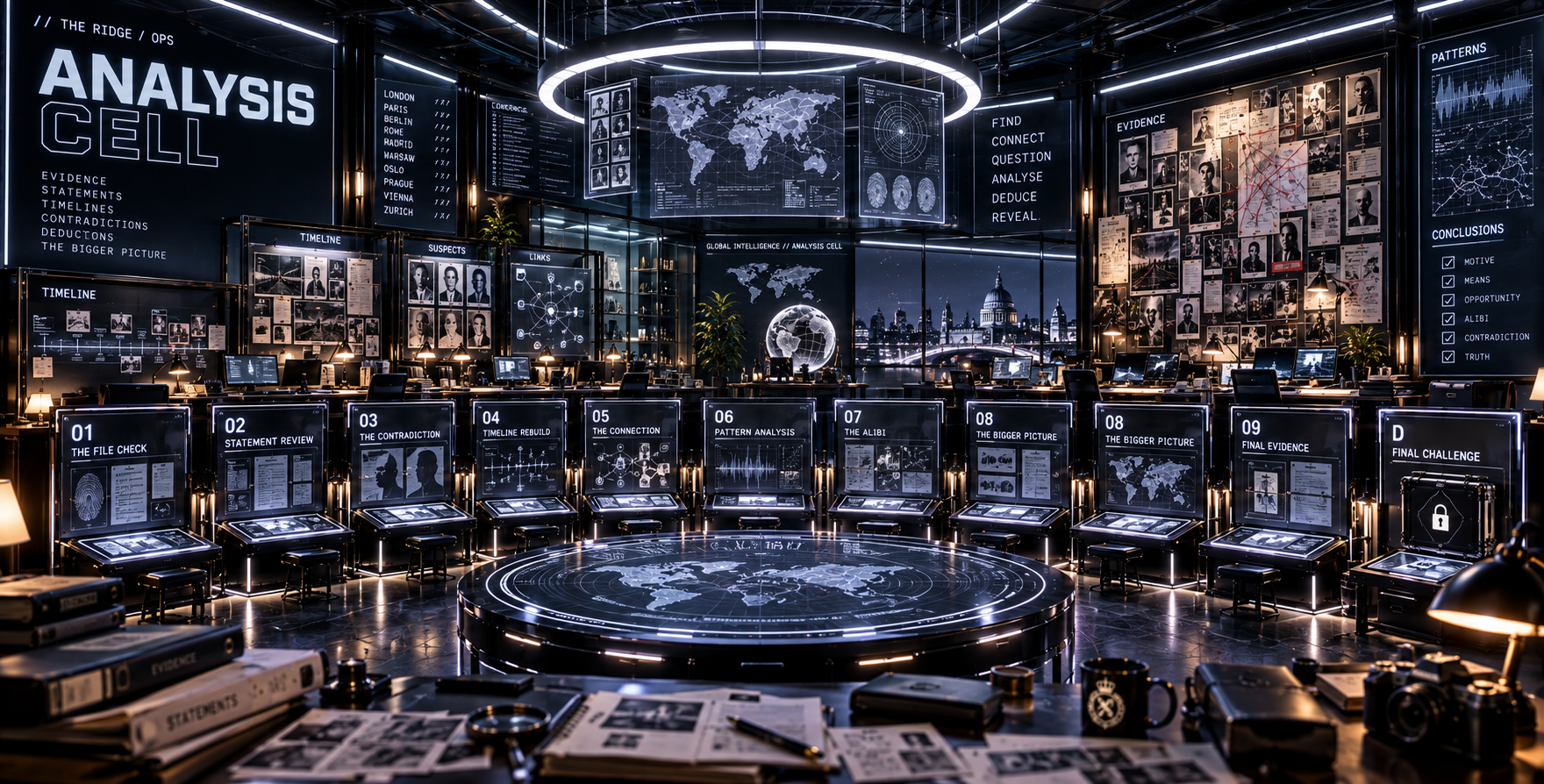 The Assessment Cell: evidence tables and nine case files