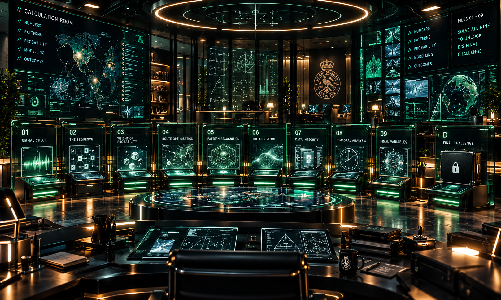 The Calculation Room - GrandpaSpy numerical analysis room