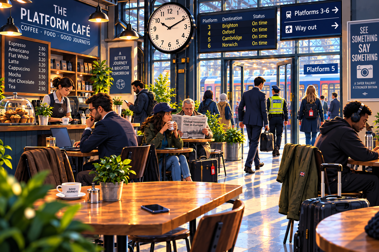 Station café surveillance image
