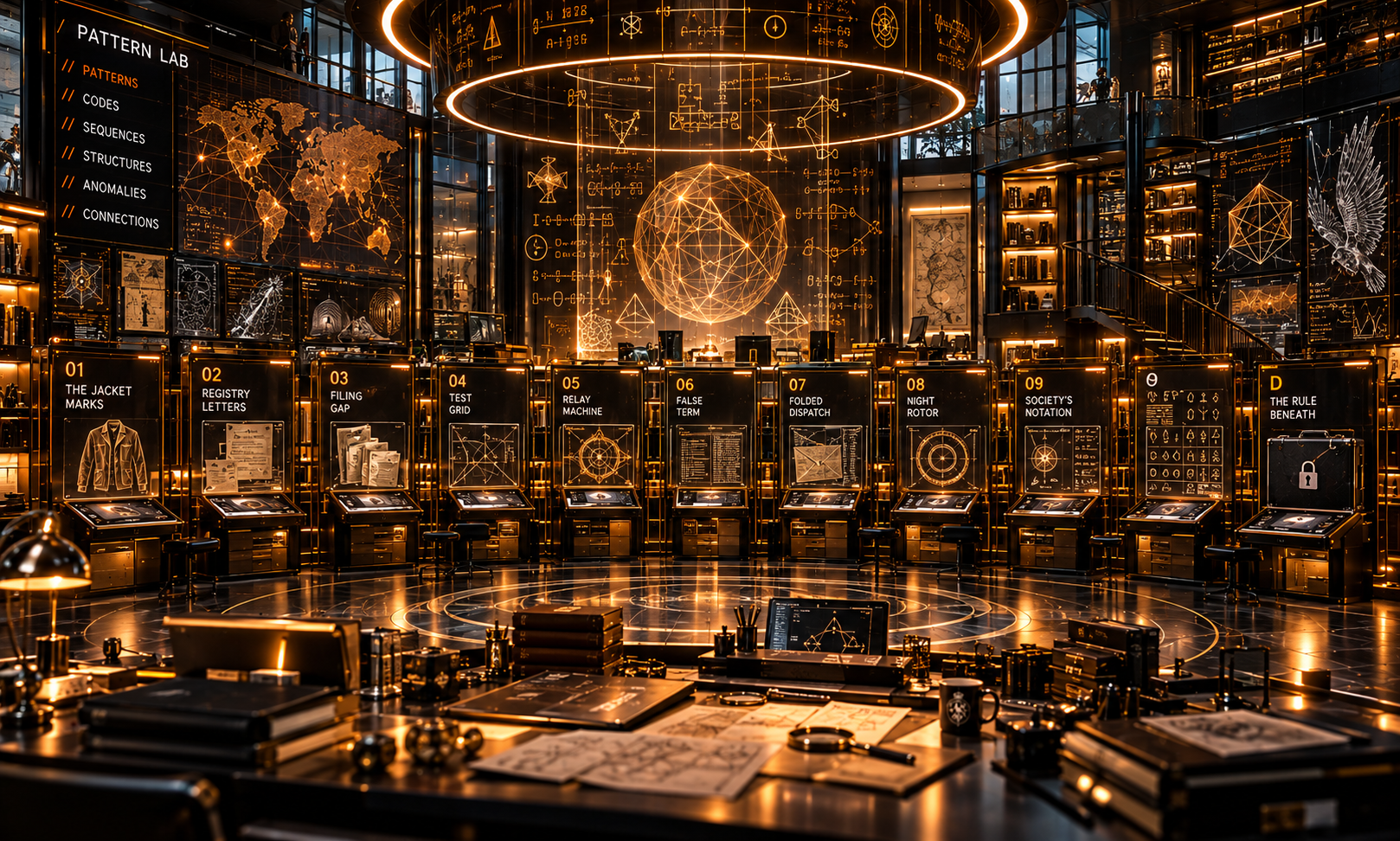 The Pattern Lab - GrandpaSpy pattern analysis room