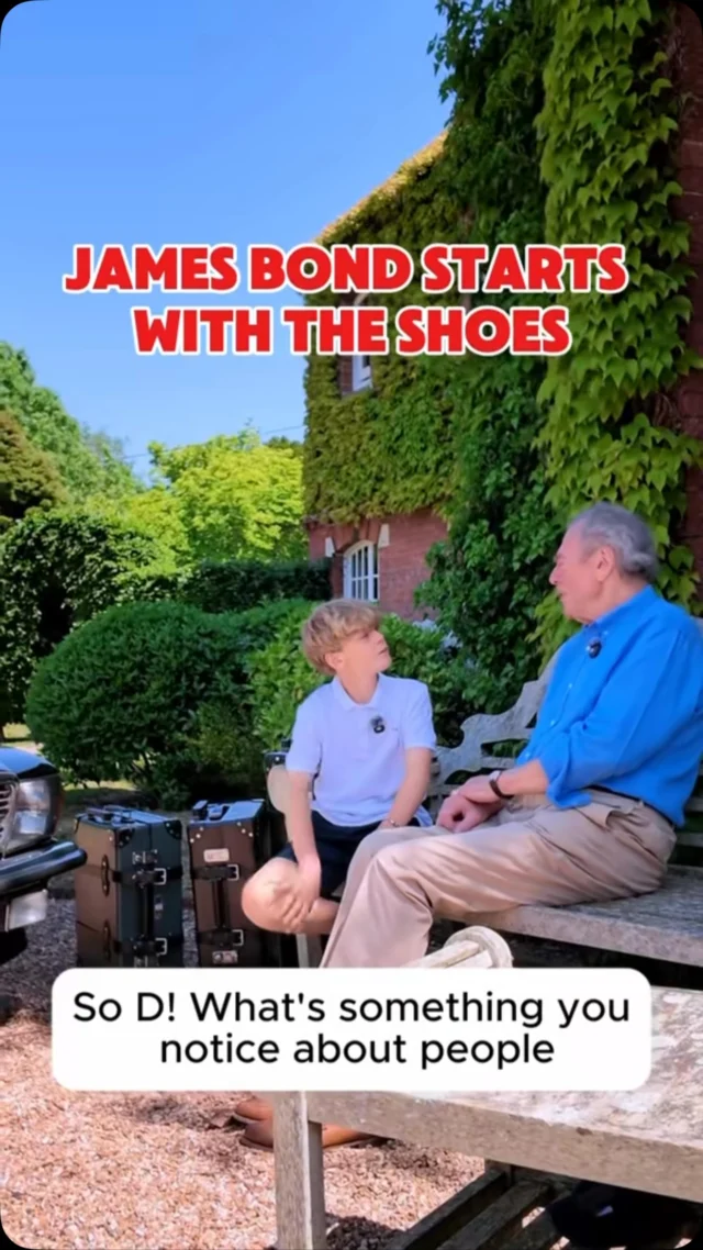 👞 YOUR SHOES GIVE YOU AWAY. 🕵️‍♂️
What can a former Legal Director of MI5 and MI6 tell about you just by looking at your shoes?
According to D, the smallest details can reveal the most.
So, if a spy looked at your shoes right now, what would they think? 👀
👇 Be honest. We want to know.
#reels #fyp #007 #mensstyle #jamesbond 
With @globe_trotter1897